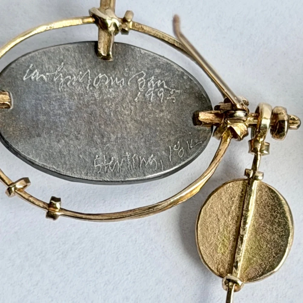 Carolyn Morris Bach Brooch and Earrings Set - Picture 12 of 15
